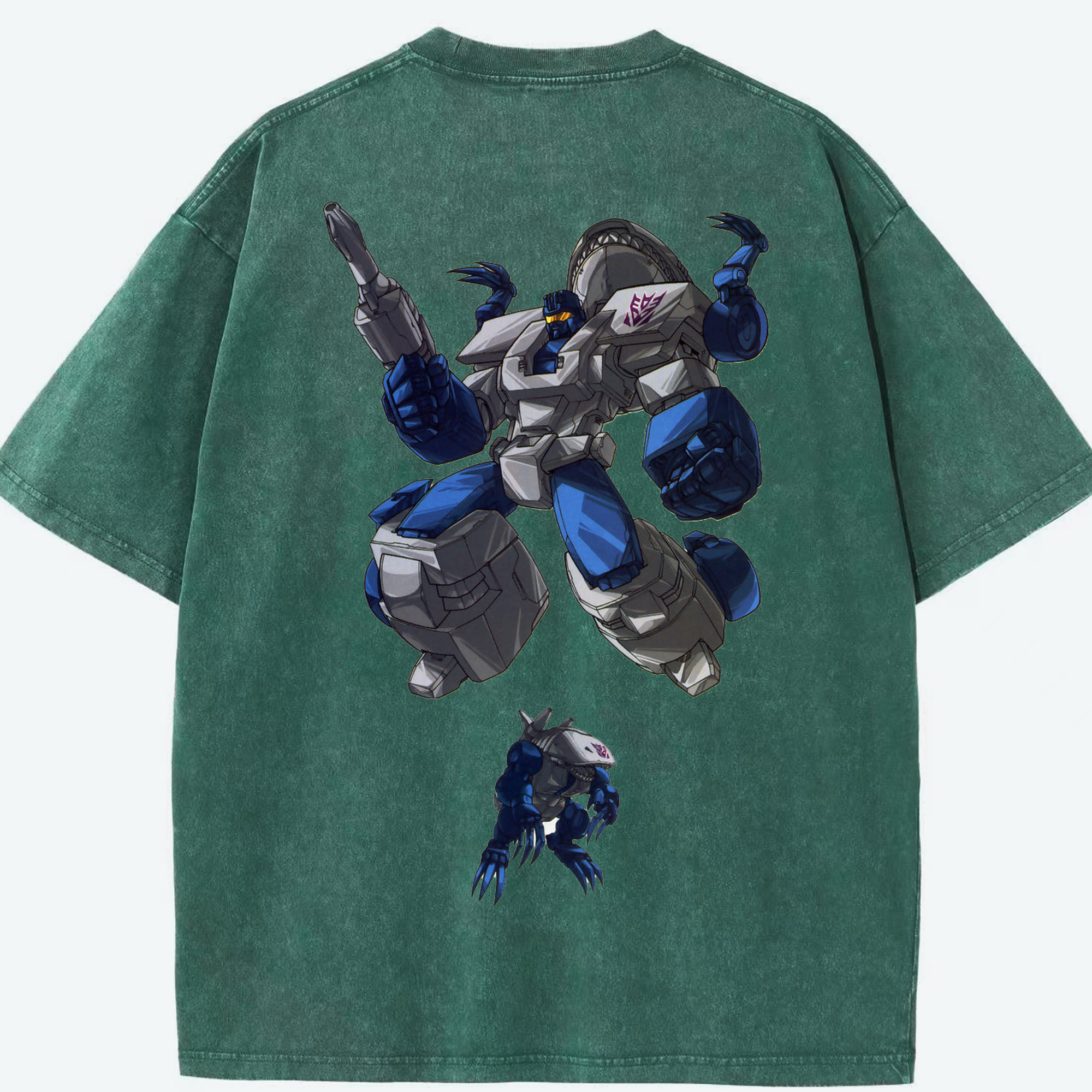 （画像用）  綿100% ヴィンテージ風 半袖Tシャツ（背面プリント）
